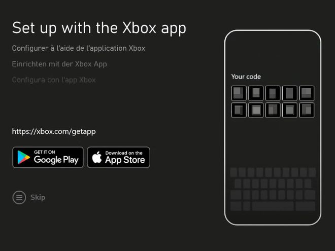Ligue o Xbox Series X | S e baixe o Xbox App em seu celular (Captura de tela: Matheus Bigogno/Canaltech)