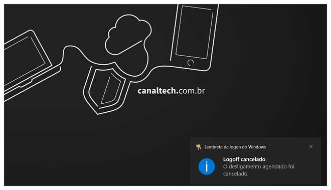 Você também pode cancelar os agendamentos (Captura de tela: Canaltech/Felipe Freitas)