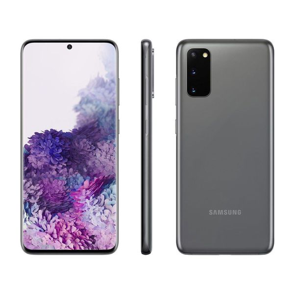 Smartphone Samsung Galaxy S20 128GB Cosmic Gray - Octa-Core 8GB RAM 6,2” Câm. Tripla + Selfie 10MP [À VISTA]