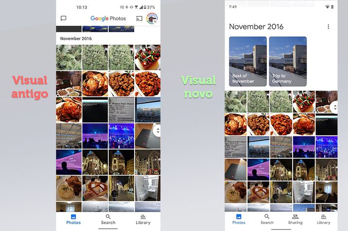 Comparativo Google Fotos Material You 5