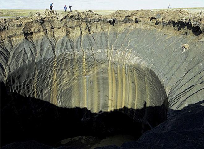Explosão de gás metano no solo explica o aparecimento de crateras na Sibéria