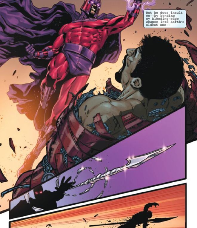No mês passado, Tony Stark sonhou com Magneto matando-o (Imagem: Reprodução/Marvel Comics)