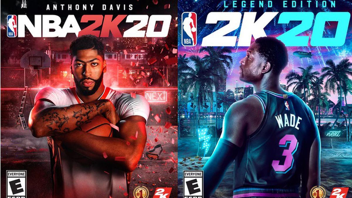 NBA 2K20 | Anthony Davis e Dwyane Wade são capas do game, que