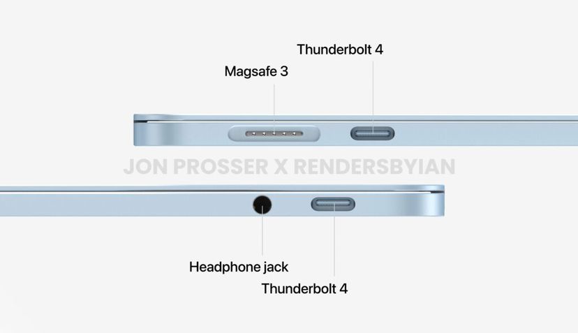 MacBook Air renderização