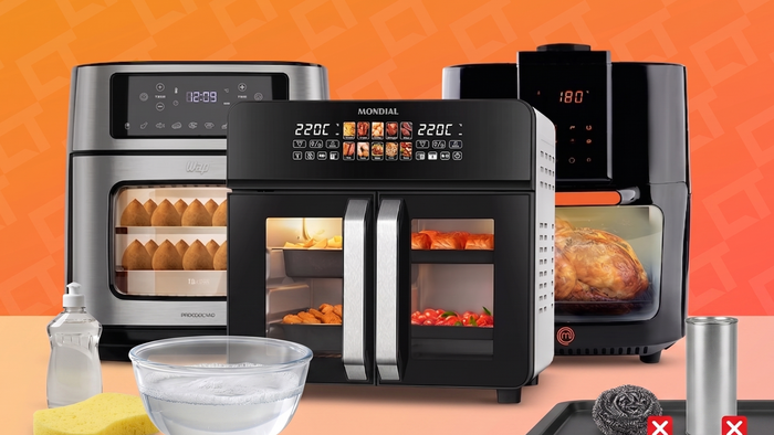 Como limpar a airfryer: 10 erros comuns que destroem o antiaderente