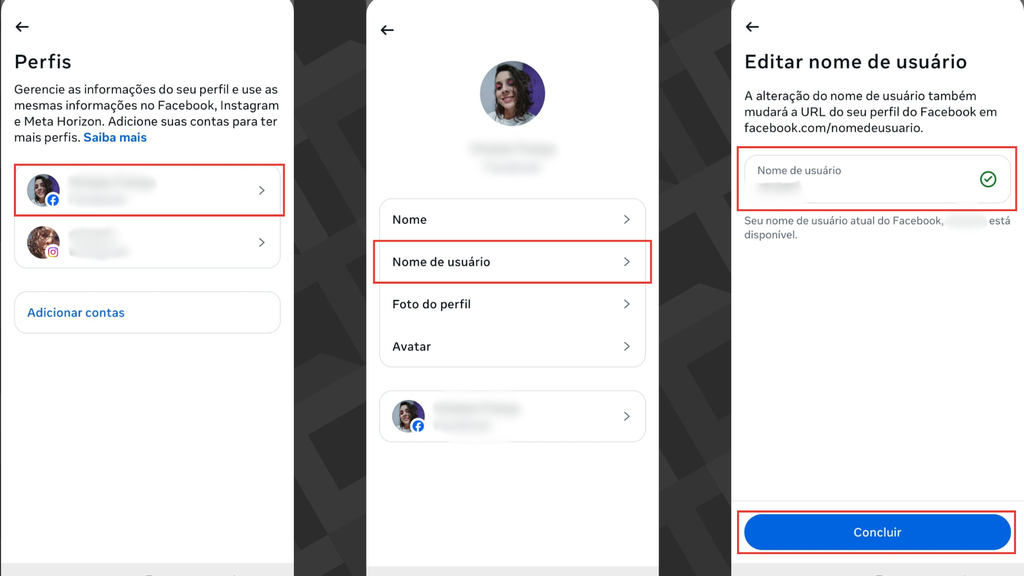 Passos para mudar a URL do perfil do Facebook