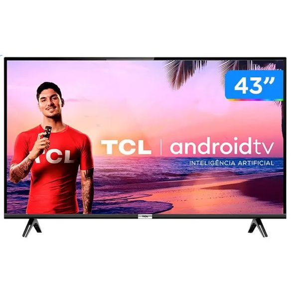 Smart TV LED 43” TCL 43S6500 Full HD - Android Wi-Fi 2 HDMI 1 USB [CUPOM EXCLUSIVO]