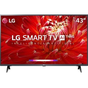 Smart TV Led 43'' LG 43LM6300 FHD Thinq AI Conversor Digital Integrado 3 HDMI 2 USB Wi-Fi