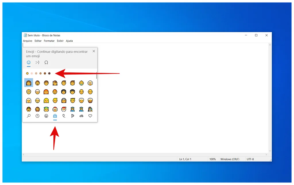 Como colocar emoji no PC