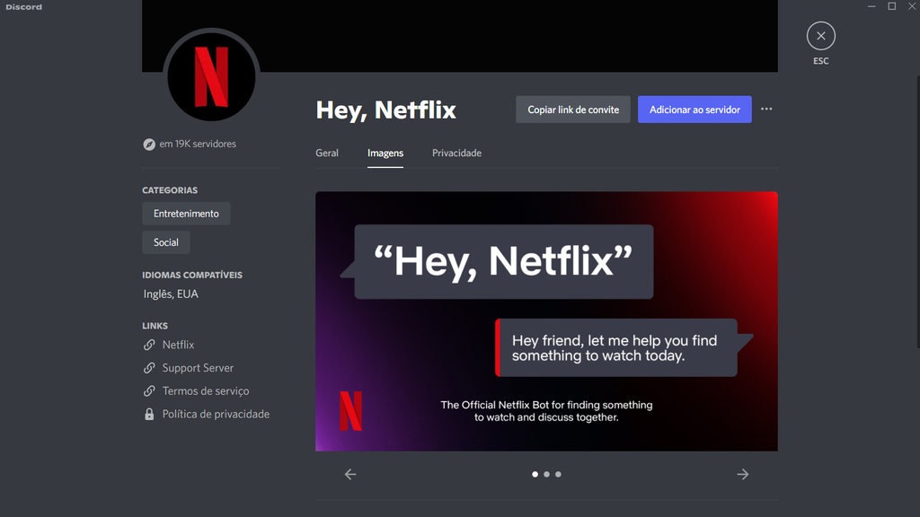 Como Usar O Bot Da Netflix No Discord Canaltech