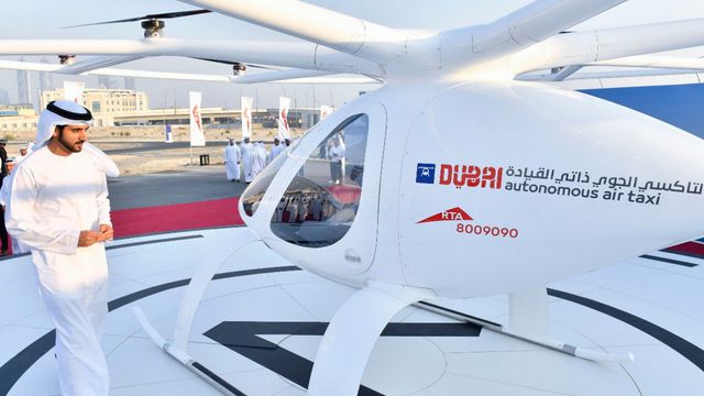 Dubai inicia testes com táxis voadores autônomos