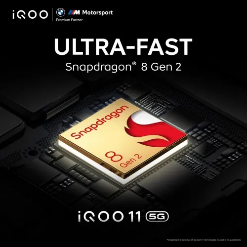 iQOO 11 virá com processador Snapdragon 8 Gen 2 (Imagem: Divulgação/iQOO)