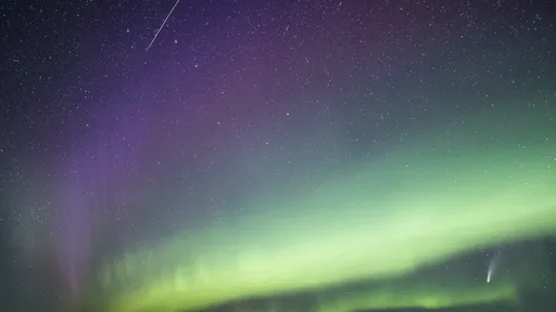 Veja o cometa NEOWISE, um meteoro, a aurora boreal e mais em uma só foto!
