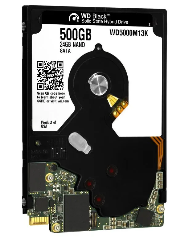 Disco Híbrido tem as vantagens de HD e SSD (Imagem: Divulgação/WD Black)