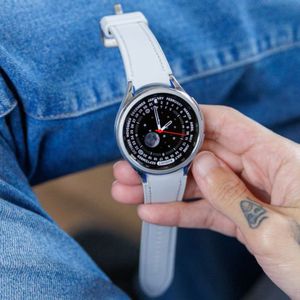 Samsung Smartwatch Galaxy Watch6 Classic LTE 47mm Tela Super AMOLED de 1.47" Prata | CUPOM + PIX OU BOLETO
