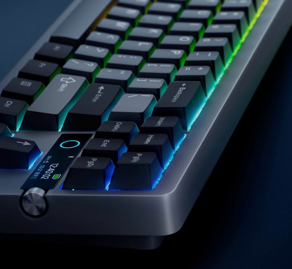 Novo teclado mecânico Xiaomi MK71 Pro conta com iluminação RGB personalizável (Imagem: Divulgação/Xiaomi)