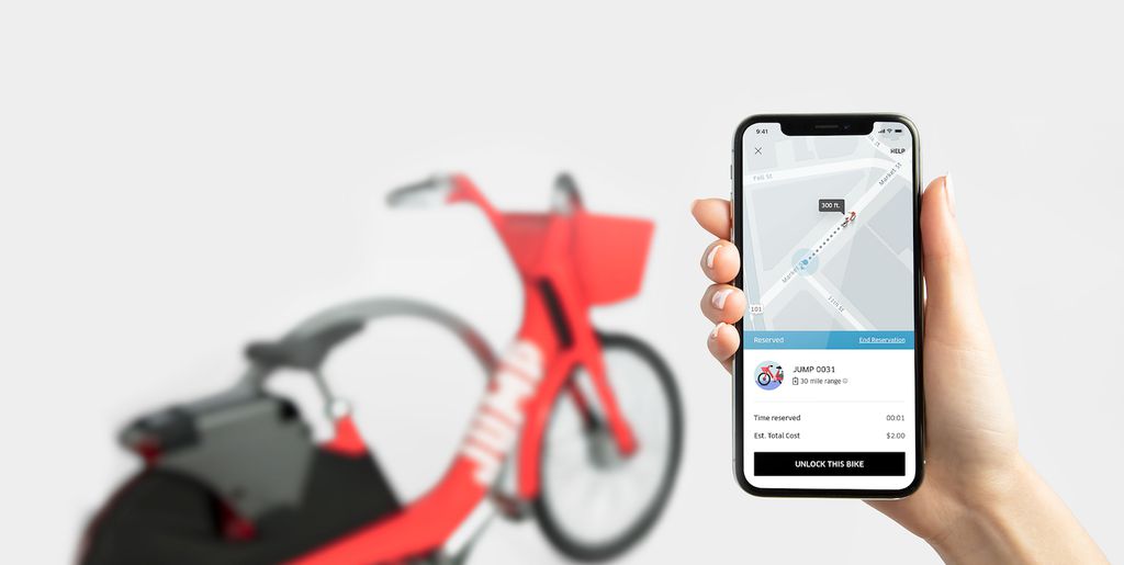 Uber coloca empréstimo de bicicletas e scooters da JUMP em funcionamento nos EUA