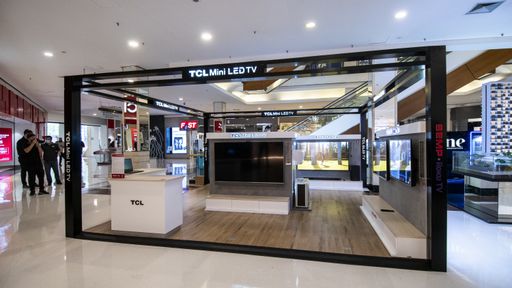 TCL exibe nova TV Mini LED em 1º quiosque com futuros produtos para o Brasil