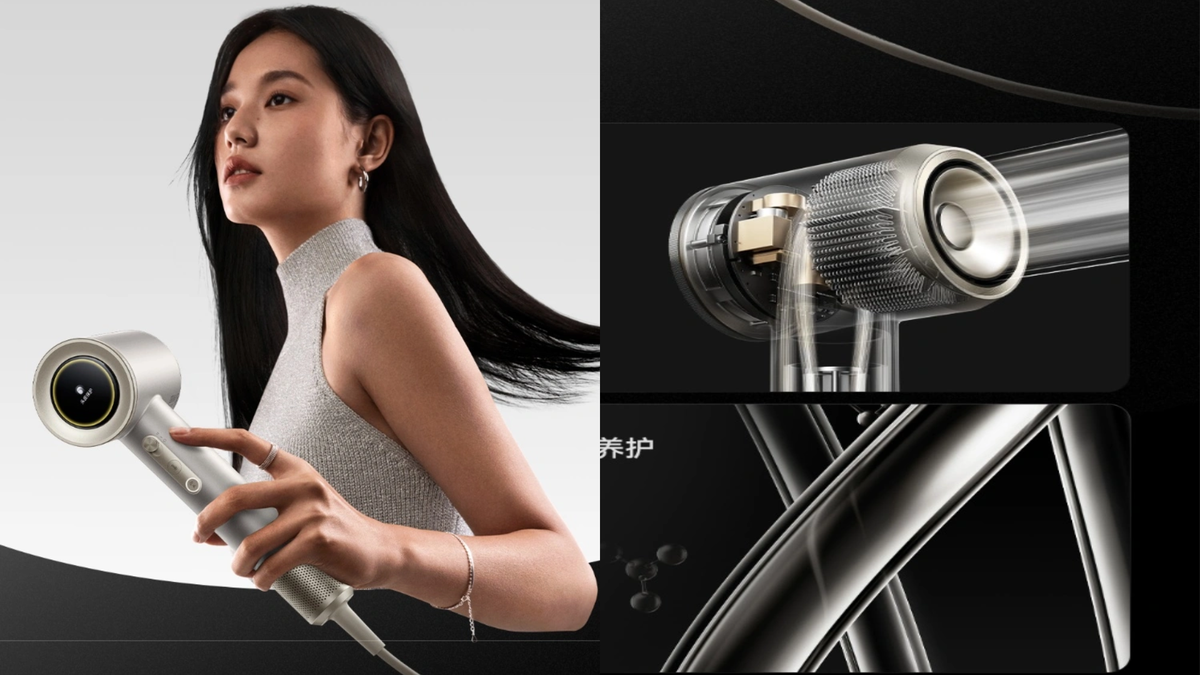 Xiaomi revela "secador de cabelos do futuro" com controle de temperatura em °C