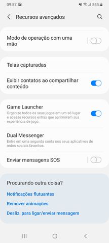 Galaxy A22: interface