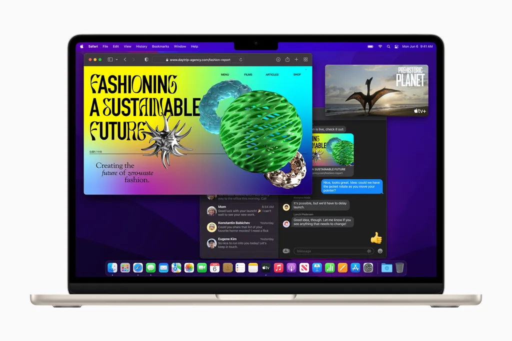 Notch chega agora também ao MacBook Air (Imagem: Reprodução/Apple)