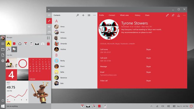 Imagem da primeira grande atualização do Windows 10, a Redstone, acabou vazando pelas mãos do designer Jeff Fong e logo repercutiu na internet. Update chegará ao novo sistema já em 2016 Imagem da primeira grande atualização do Windows 10, a Redstone, acabou vazando pelas mãos do designer Jeff Fong e logo repercutiu na internet. Update chegará ao novo sistema já em 2016