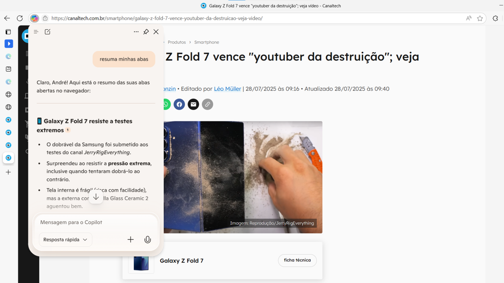 (Imagem: Captura de tela/André Magalhães/Canaltech)