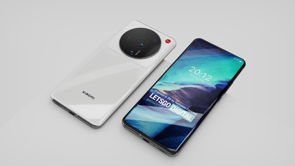 Xiaomi 12 Ultra pode chegar ao mercado com o Snapdragon 8 Gen 1 da Qualcomm (Imagem: Technizo Concept/LetsGoDigital)