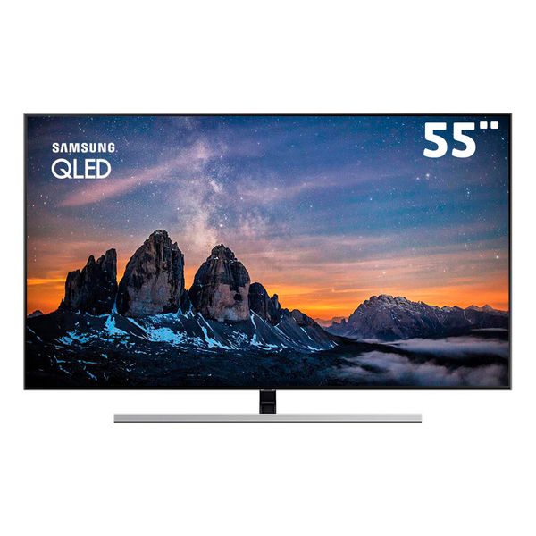 Smart TV 4K QLED 55” Samsung QN55Q80RAG Wi-Fi - HDR 4 HDMI 3 USB