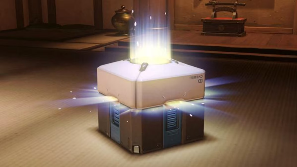 Imagem das loot boxes