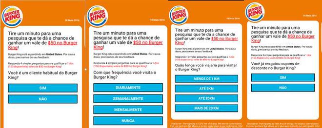 golpe Burger King golpe Burger King