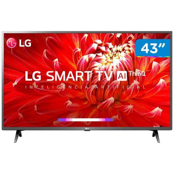 Smart TV LED 43” LG 43LM6300PSB Full HD Wi-Fi - Inteligência Artificial 3 HDMI 2 USB - TVs - Magazine Luiza