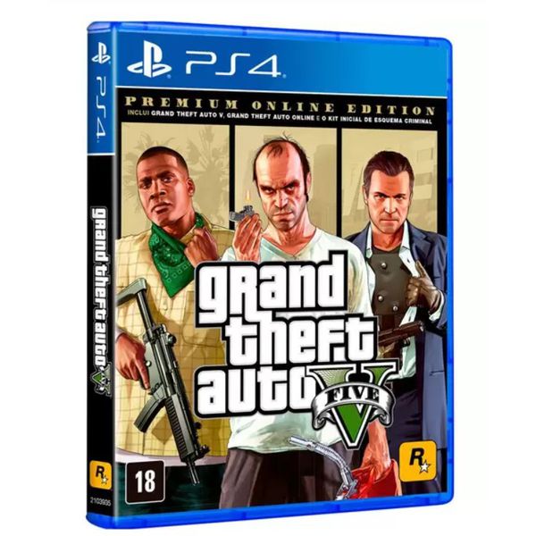 Jogo GTA V Premium Online Edition PS4 - Rockstar