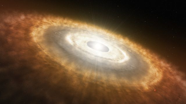 Primeiros estágios da formação de um planeta são registrados por telescópio ALMA