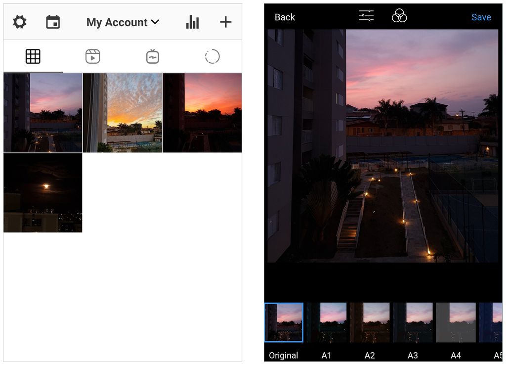 Use o Preview para organizar o feed do Instagram (Captura de tela: André Magalhães)