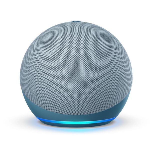 Echo Dot (4ª Geração) com Alexa, Amazon Smart Speaker Azul - B084KV8YRR