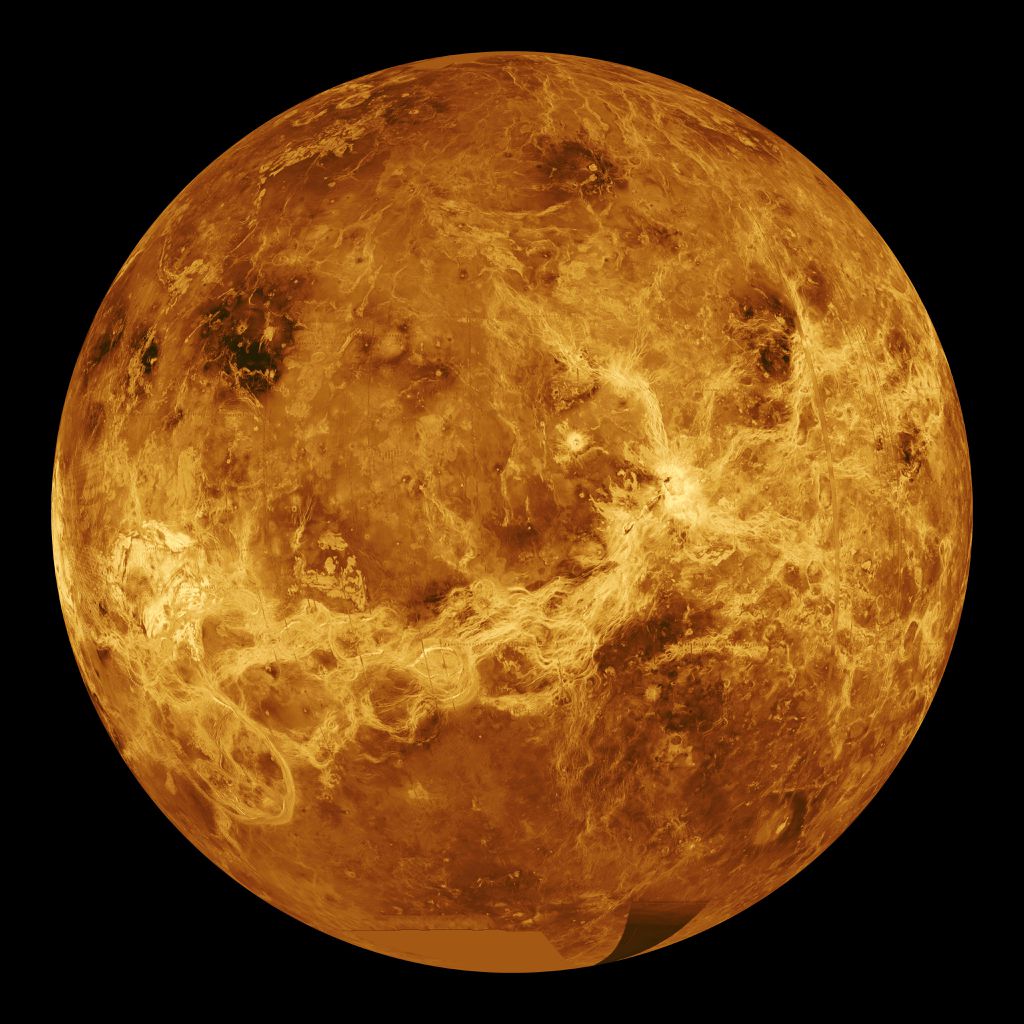No passado, Vênus pode ter tido condições mais semelhantes àquelas que temos na Terra (Imagem: Reprodução/NASA)