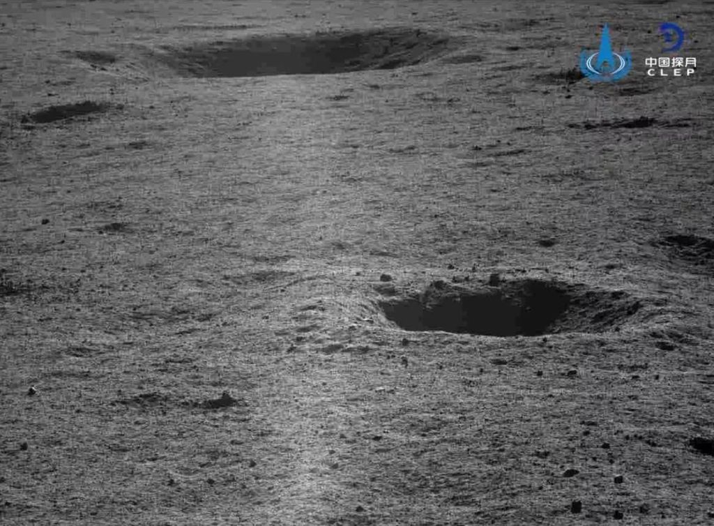 Crateras pelo chão (Foto: CLEP/CNSA)