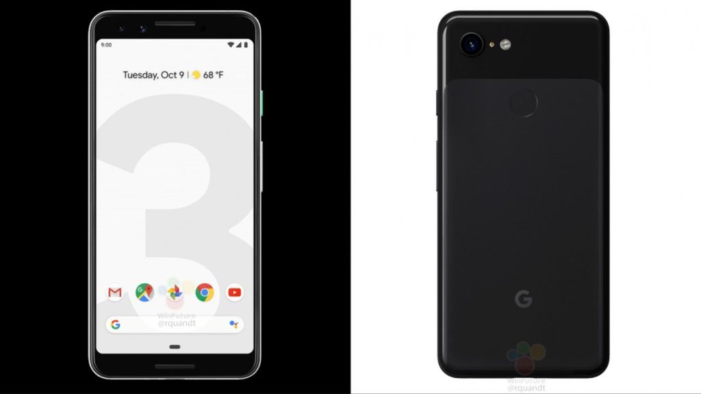 Google Pixel 3 e 3 XL aparecem nas cores preta e branca em imagens vazadas