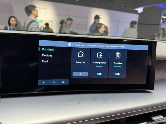 Hyundai Ioniq 9 com SmartThings da Samsung