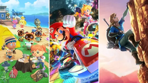 Os 10 jogos exclusivos mais vendidos do Nintendo Switch