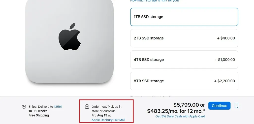 Clientes que comprarem o Mac Studio poderão receber o computador apenas em agosto (Imagem: Reprodução/Phone Arena)