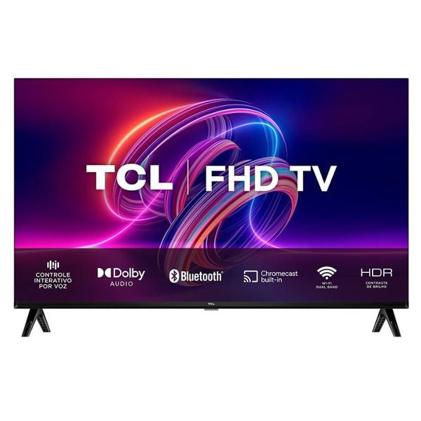 [PARCELADO] Smart TV TCL S5400AF 32 Polegadas LED FHD, HDMI e USB, Bluetooth, Wi-Fi, Android, Dolby Áudio, HDR - 32S5400A [CUPOM]