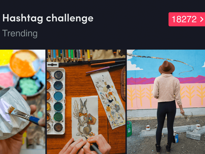 Desafios com hashtags fazem sucesso no aplicativo (Foto: Divulgação/TikTok)