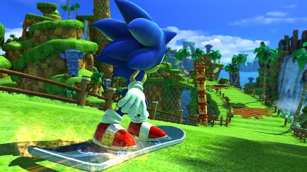 Sonic radical apareceu primeiro nos games (Imagem: Reprodução/SEGA)