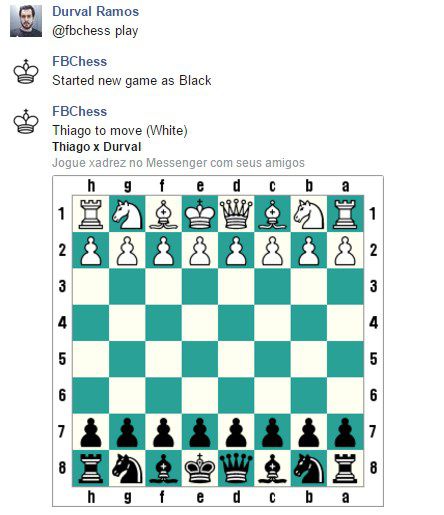 Jogue xadrez no Facebook usando código secreto - Revista Galileu