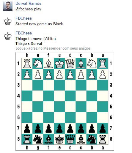 Como ativar o jogo de xadrez escondido no Facebook Messenger - Giz Brasil