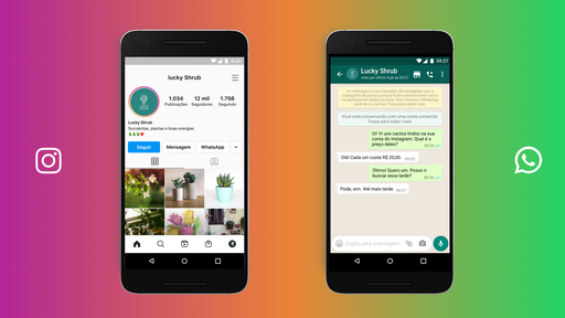 Instagram ganha atalho para vincular perfil ao WhatsApp