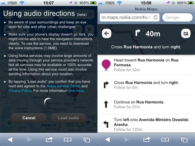 Nokia Maps iOS Nokia Maps iOS