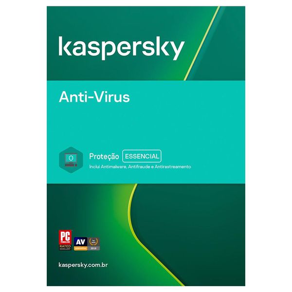 Kaspersky Antivirus 1 usuário 1 ano - Digital para Download